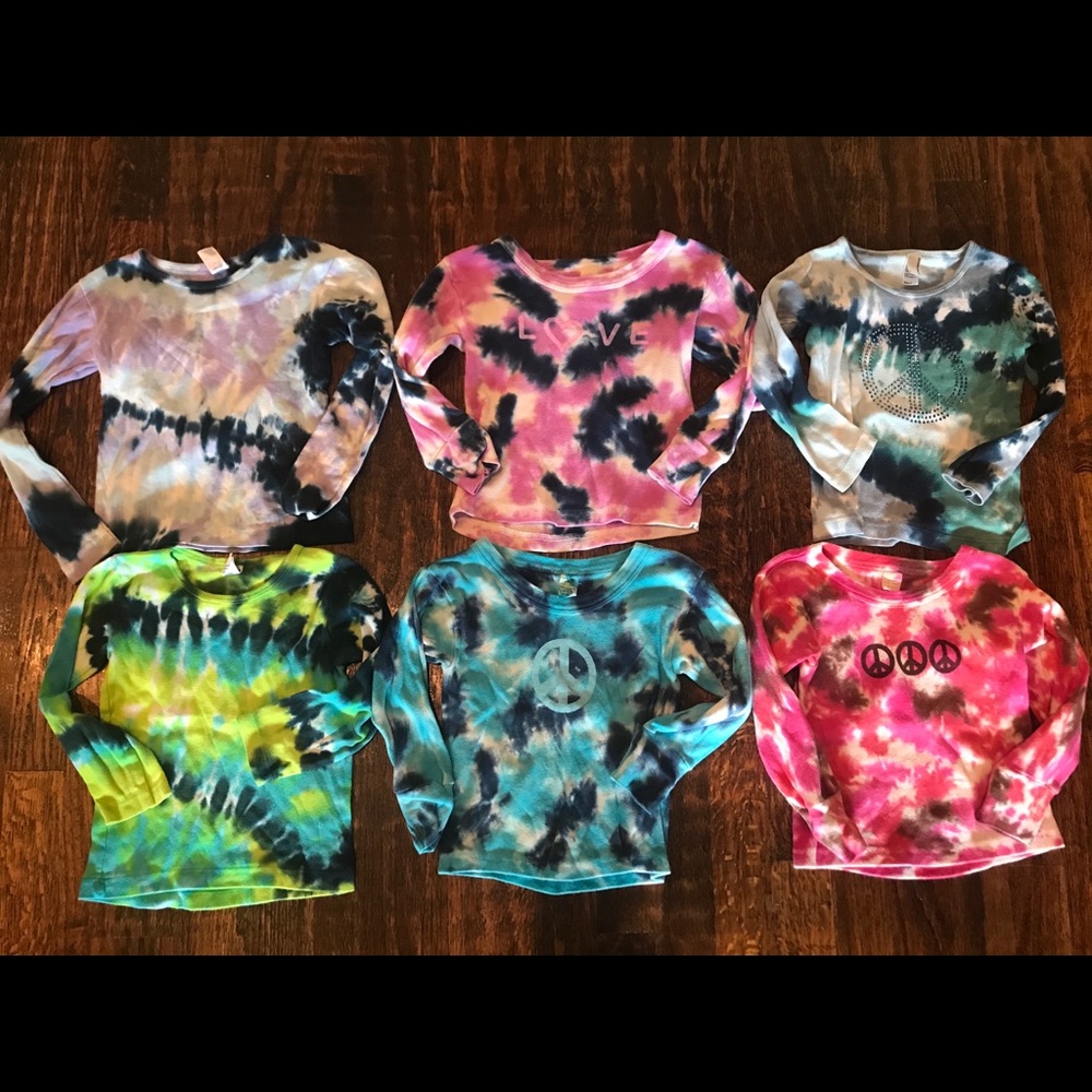 Girls tie dye shirt